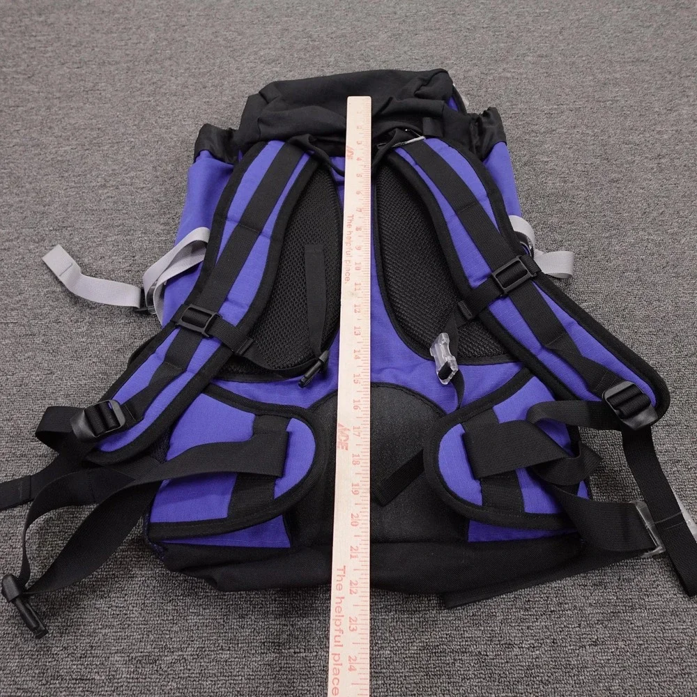 REI HalfDome Shoulder Bag One Size Purple Hiking Pack Padded Straps Nylon 50L